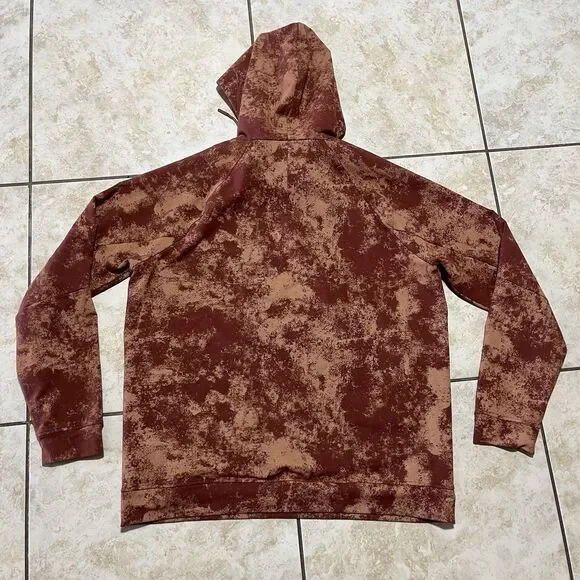 Lululemon Hoodie Mens Size XL City Sweat Tie Dye Camo Athleisure Performance - Picture 3 of 6